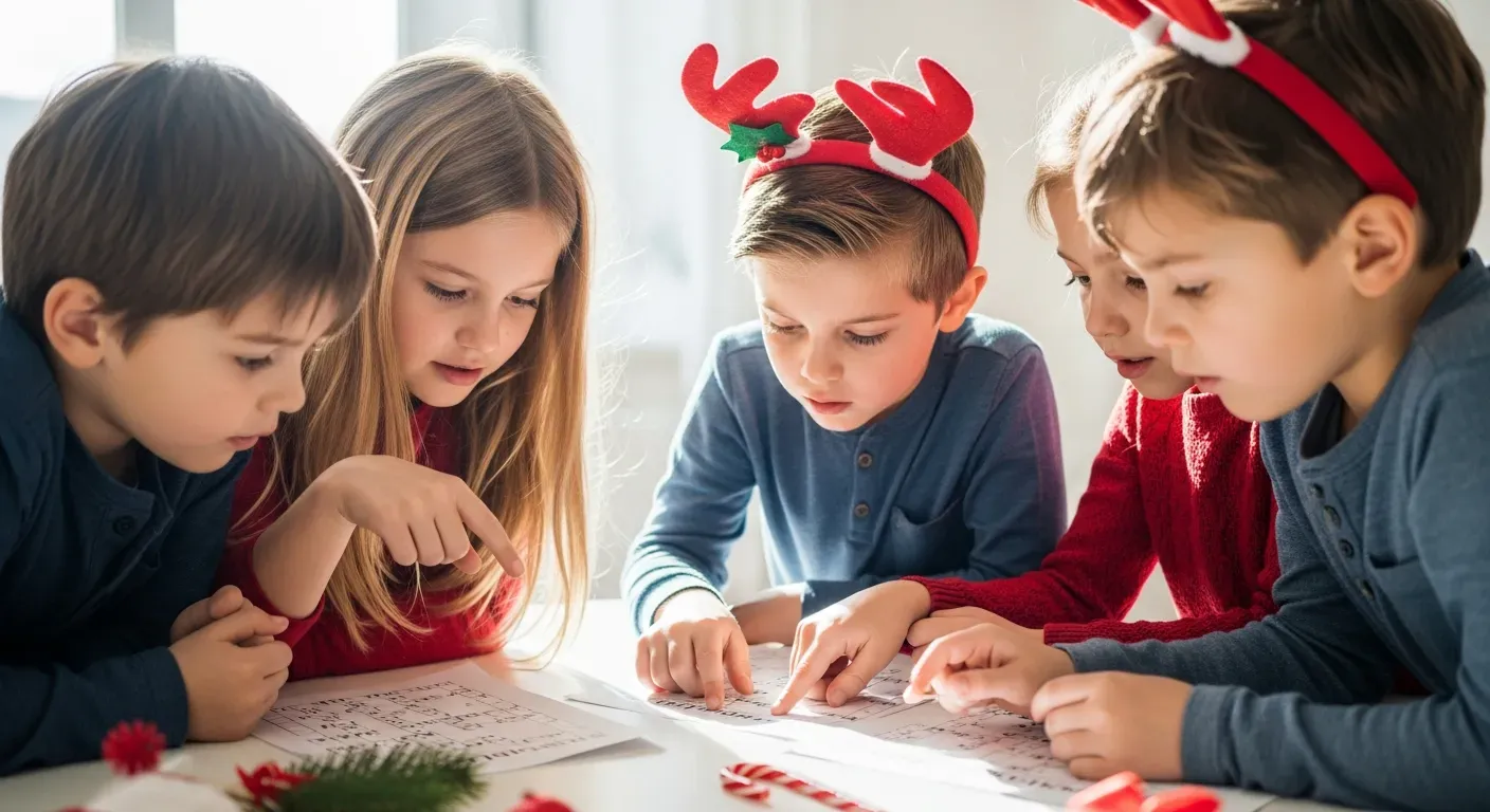 25 Fun Xmas Party Games for Kids & Family Bonding cover image