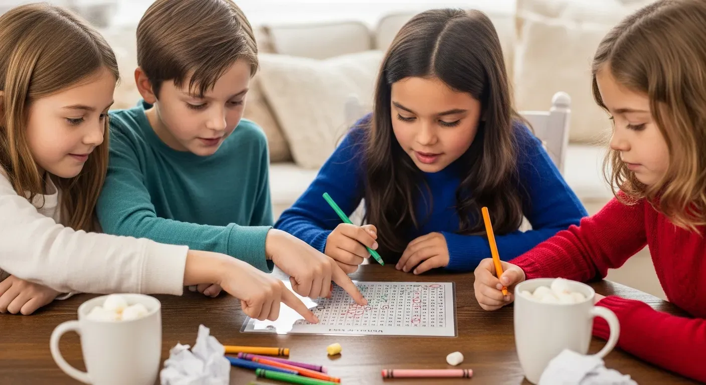 Festive Holiday Party Games for Kids & Family Fun cover image